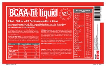 EDER BCAA-fit liquid