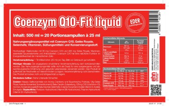 EDER Coenzym Q 10-Fit liquid